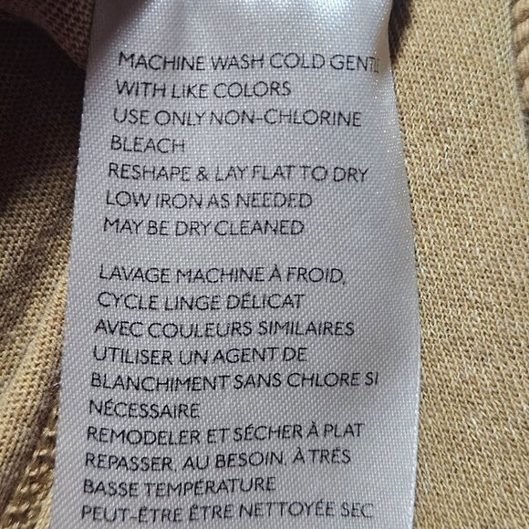 We The Free Women’s Lace-Up Tee Brown S Oversized Grunge Utility Streetwear - Picture 10 of 10